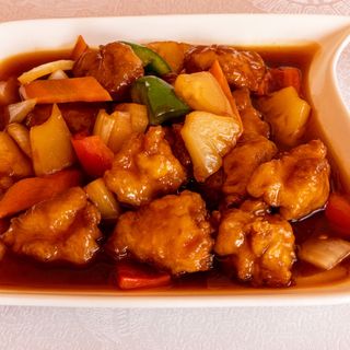 103.Pollo Con Salsa Agridulce Frito