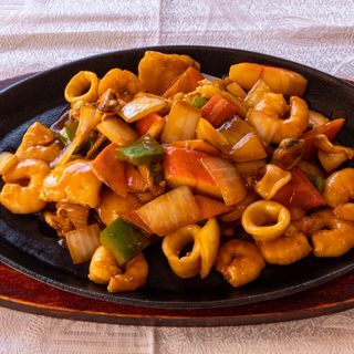 125.Gambas Con Calamares