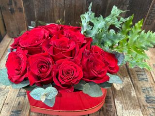 Corazón de Rosas Rojas