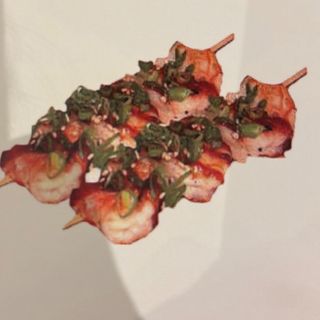 22. Pincho de gambas con ajó perejil