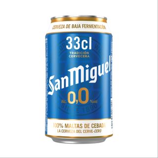 Cerveza sin alcohol lata
