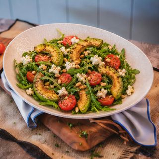 Ensalada de aguacate braseado