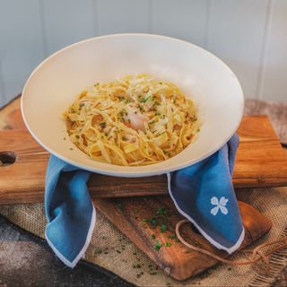 Tagliatelle a la carbonara