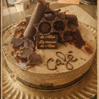 Tarta café y chocolate