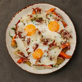 Huevos Rotos Con Jamón