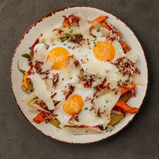 Huevos Rotos Con Jamón