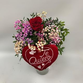 021 - ROSA CORAZÓN TE QUIERO MAMÁ