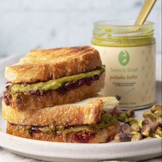 Sándwich Pistacho y Nutella