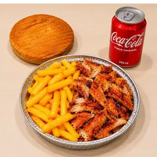 Menú Pedrata (Grande) Con Patatas Y Bebida