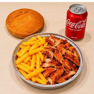Menú Pedrata (Grande) Con Patatas Y Bebida