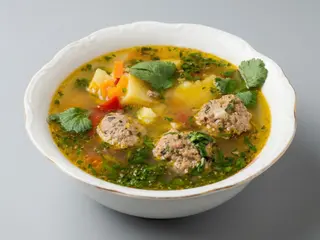 Sopa Albóndigas