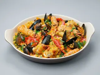 Paella De Mariscos (1 Ración)