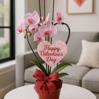Orquídea Happy Valentine's Day