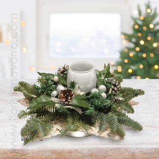 Centro de mesa navideño