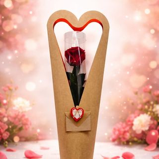 Rosa eterna enamorados