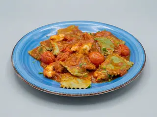 Ravioli Verdes Gambas