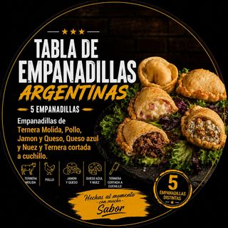 Tabla de empanadillas x 5 unidades