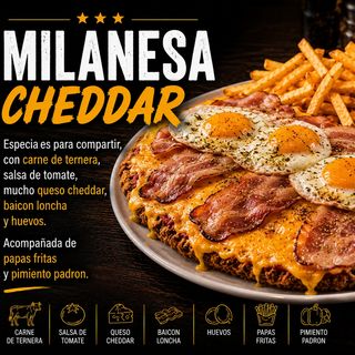 Milanesa Cheddar