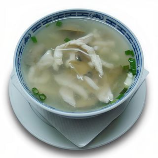 Sopa De Pollo Con Champiñones