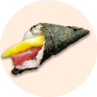Temaki de Atún y Mango