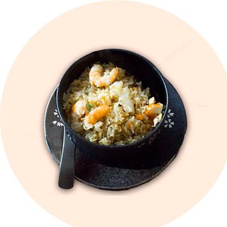 Chahan de Langostinos