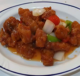 Pollo Con Salsa Agridulce