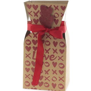 Jarrón cartón con bolsa