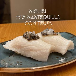 N- Pez mantequilla con trufa