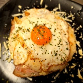 Arepa Con Huevo Y Bacon 