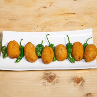 Croquetas caseras de pollo y champiñones