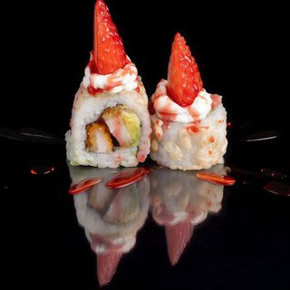 ROLLO POLLO CON FRESA