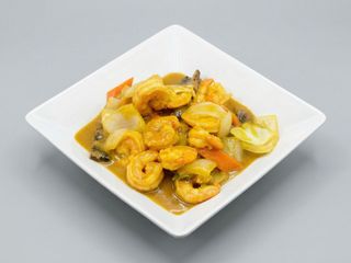 91-Langostinos Chop Suey