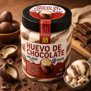 Helado Huevo De Chocolate