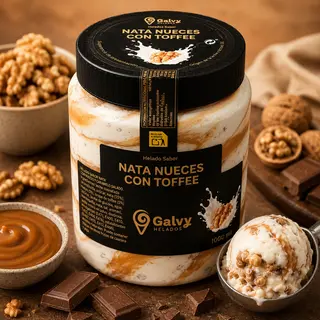 Helado Nata  Nueces Con Toffee
