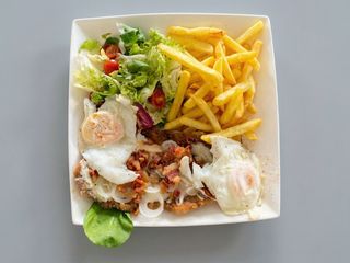 Milanesa de pollo americano