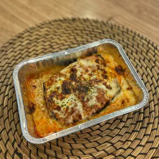 Berenjena rellena de verduras
