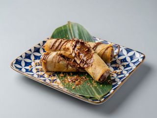 Harumakis  de Chocolate Negro“Rollito de Primavera"