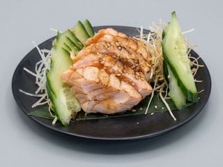 Sashimi De Salmón Toast (4 Pzs.)