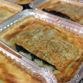 Lasaña Espinacas y Pollo