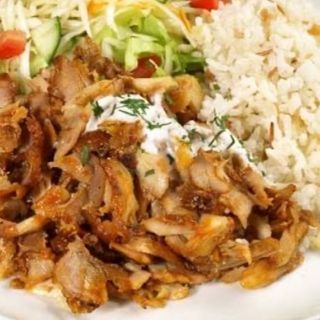 Arroz Kebab Con Carne Mixta