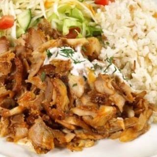 Arroz Kebab Con Solo Carne De Ternera