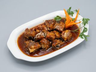 125-Costilla Con Salsa BBQ