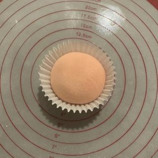 Mochi casero de fresa con nata (Sin gluten) 1 ud.