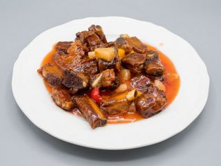 Costillas Con Salsa Picante