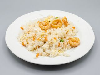 Arro Frito Con Gambas