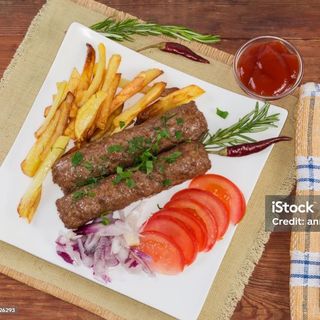 plato seekh kebab