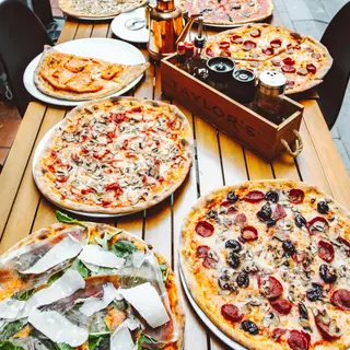 Oferta pizza mediana+calzona