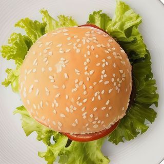 10. Hamburguesa Con Jamón De York, Tomate, Doble De Bacon