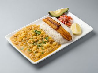 Guatita con arroz