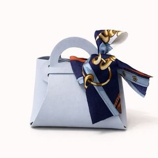Bolso con bizcochito - Azul